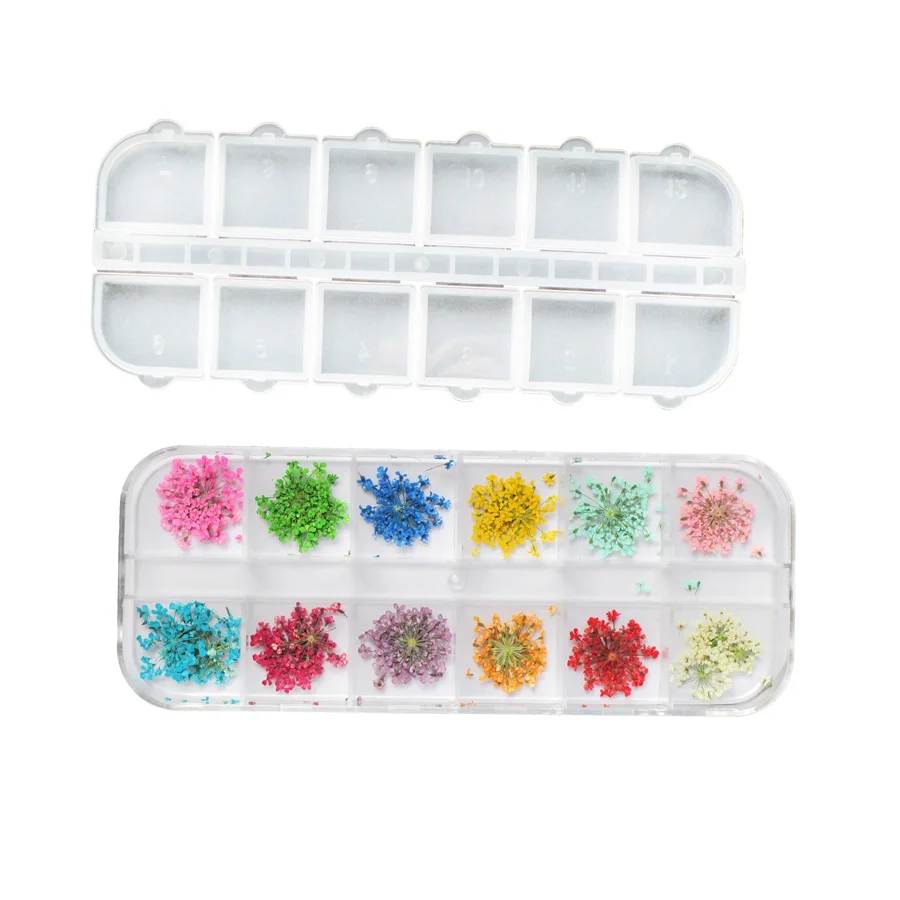 Высушенный цветок для ногтей Bittb художественные талисманы сделай сам дизайн