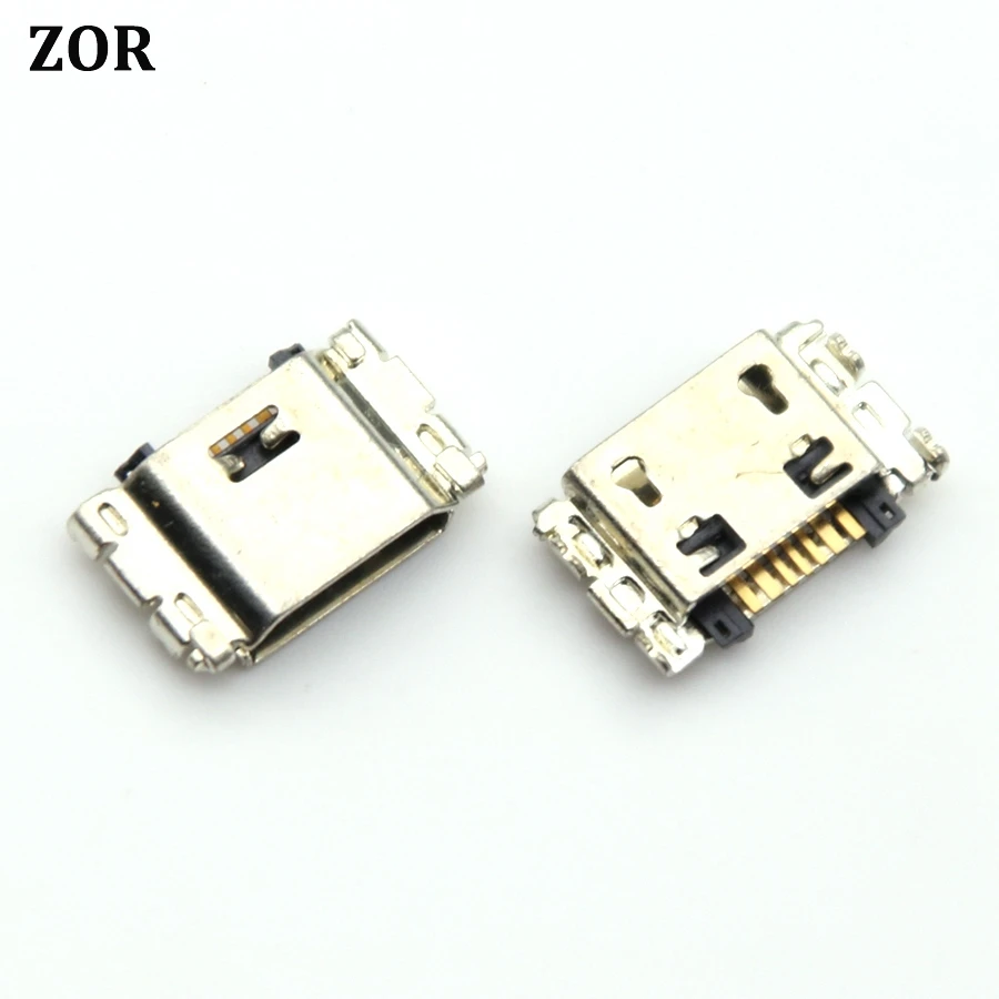 100 шт./лот Micro USB разъем для подключения зарядного порта Samsung J5 SM-J500 J1 SM-J100 J100 J500 J5008