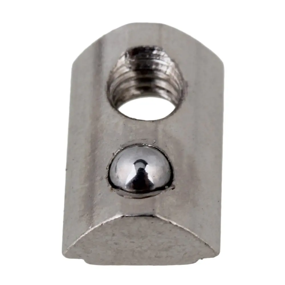 Серебристый европейский стандарт 20 серий алюминиевый слот углеродистая сталь