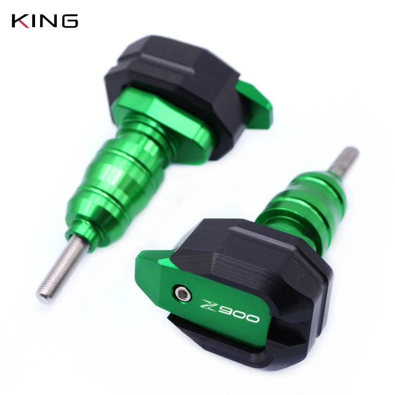 Green logo (Z900) Для KAWASAKI Z650 Z900 Z900RS- мотоциклист защита от падения Рамка слайдер обтекатель Защита Анти Краш Pad протектор - Цвет: Green logo (Z900)
