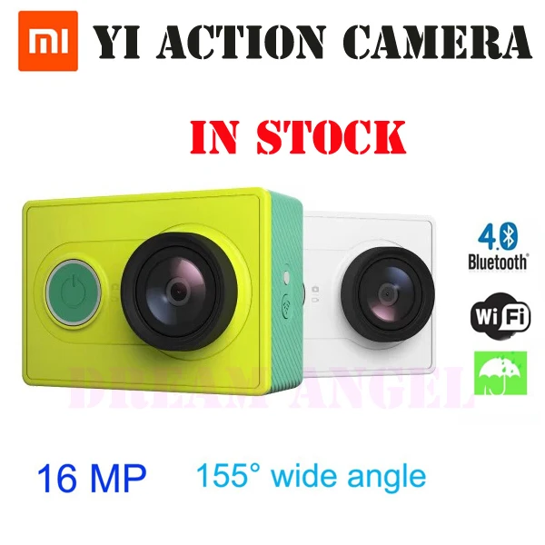 IN STOCK! Original Xiaomi Yi Camera, 16MP 4608X3456 1920x1080p 1010mAh WIFI Bluetooth 4.0 Xiaomi Yi Action Camera