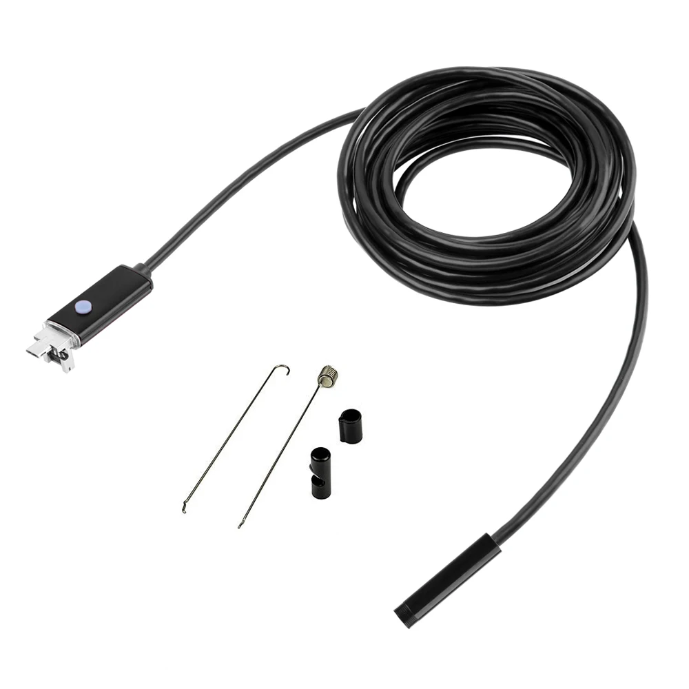 USB эндоскоп с 6 светодиодами 5 м мм|usb endoscope led|6 led endoscopeendoscope borescope inspection |