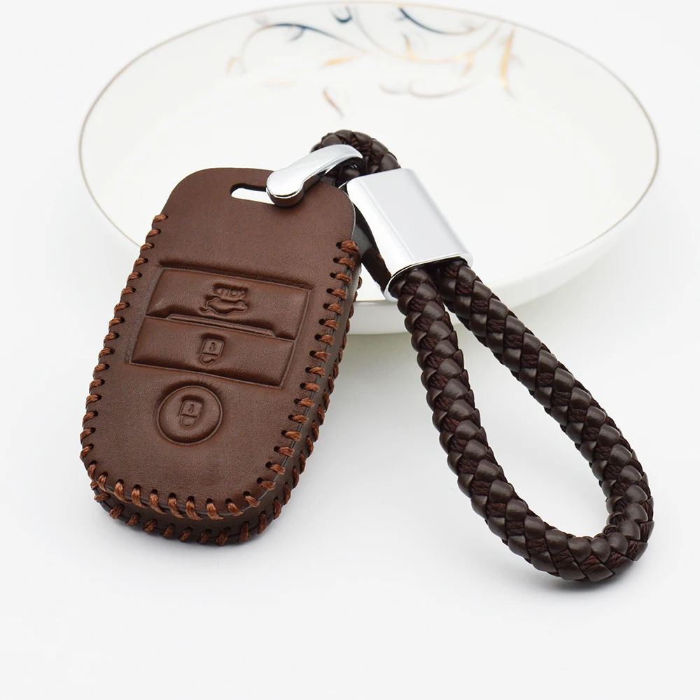 Кожаный чехол Key автомобилей для KIA Rio Cerato Sportage R Ceed Sorento Soul K2 K3 K4 K5 Optima 2011 2015 2016 2017