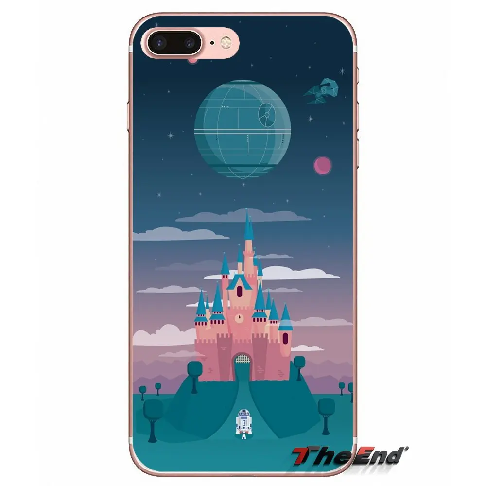 Чехол для телефона с рисунком Минни Маус и парки Samsung Galaxy S2 S3 S4 S5 MINI S6 S7 edge S8 S9 Plus Note 2