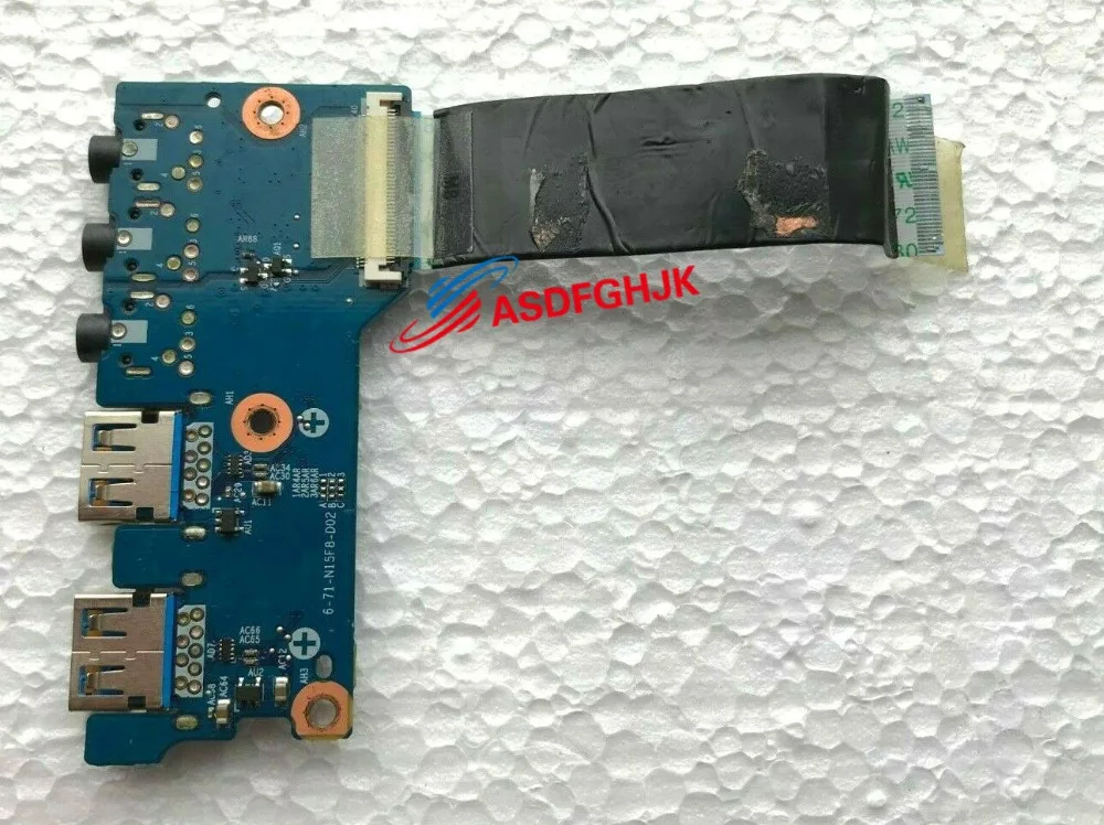 Оригинальная аудиоплата Clevo Erazer X6601 Z6 USB 3 с кабелем 6-71-N15F8-D02 полностью прошедшая