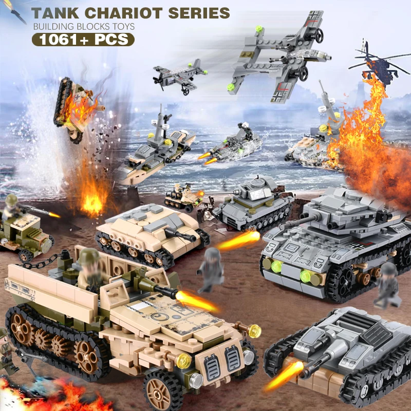 8 в 2 1061 шт Empires of steel Technic блоки Совместимость с legoingly армейский двигатель грузовик