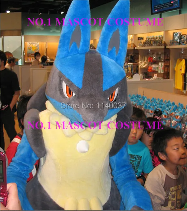 

mascot Lucario mascot costume poket monster anime cartoon character cosplay carnival costume fancy dress