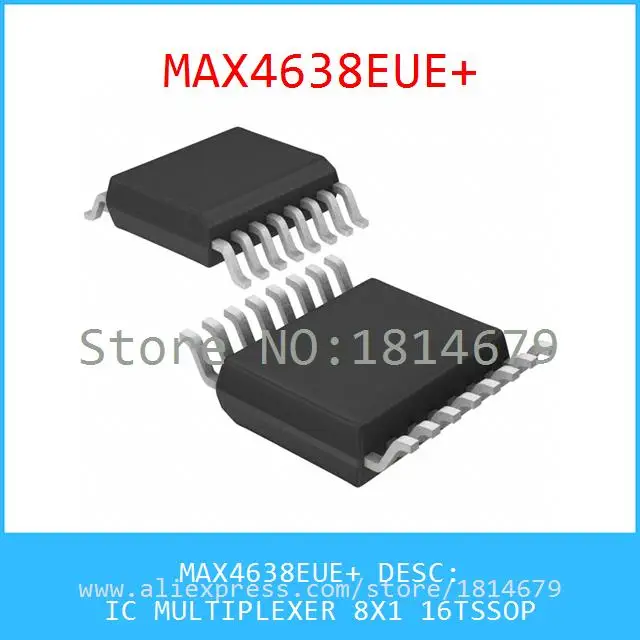 1 Шт./лот MAX4638EUE IC MULTIPLEXER 8X1 16 TSSOP 4638 MAX4638 4638E|multiplexer| |