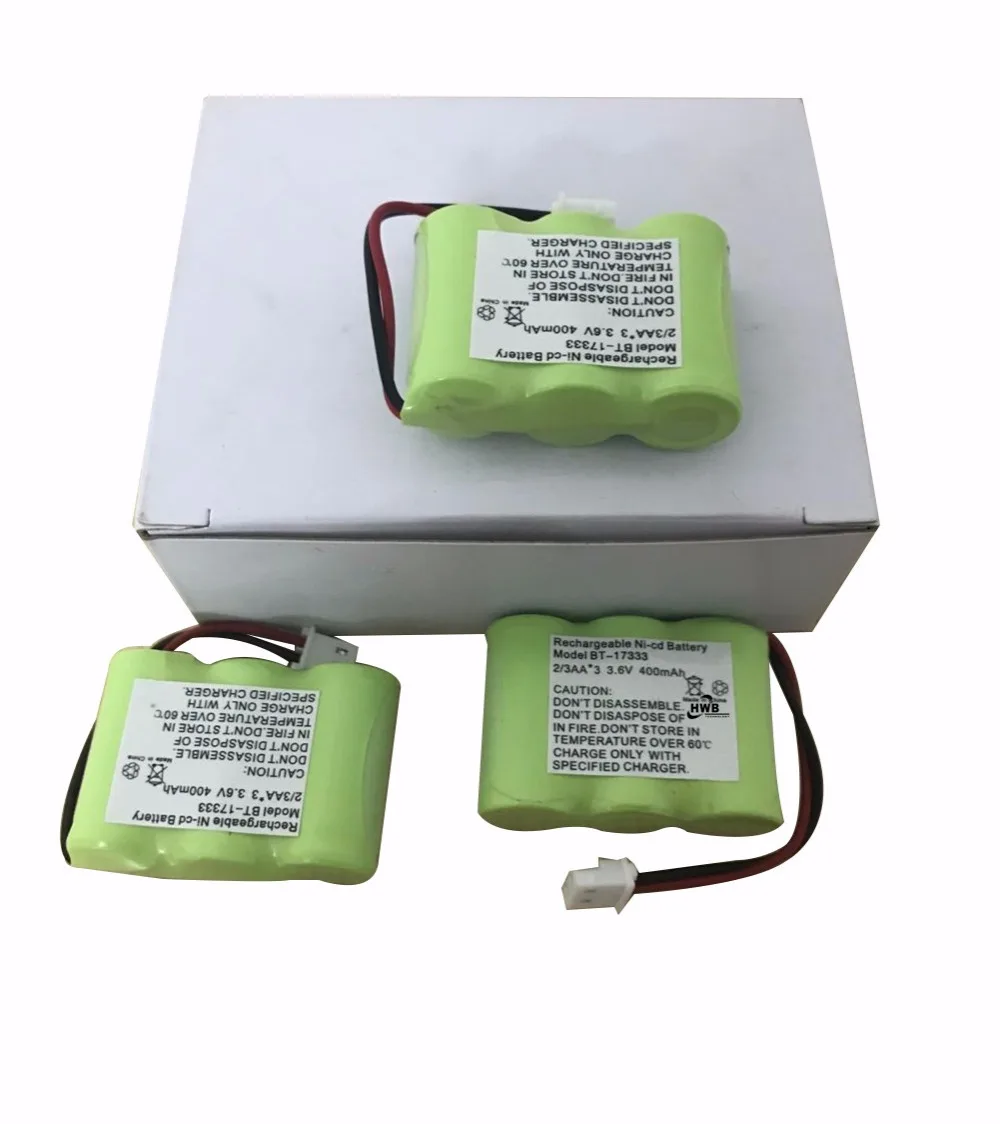 10 шт 3 6 V 400mAh NiMH беспроводная аккумуляторная батарея BT 17333 CPB9607 запасная деталь 163345