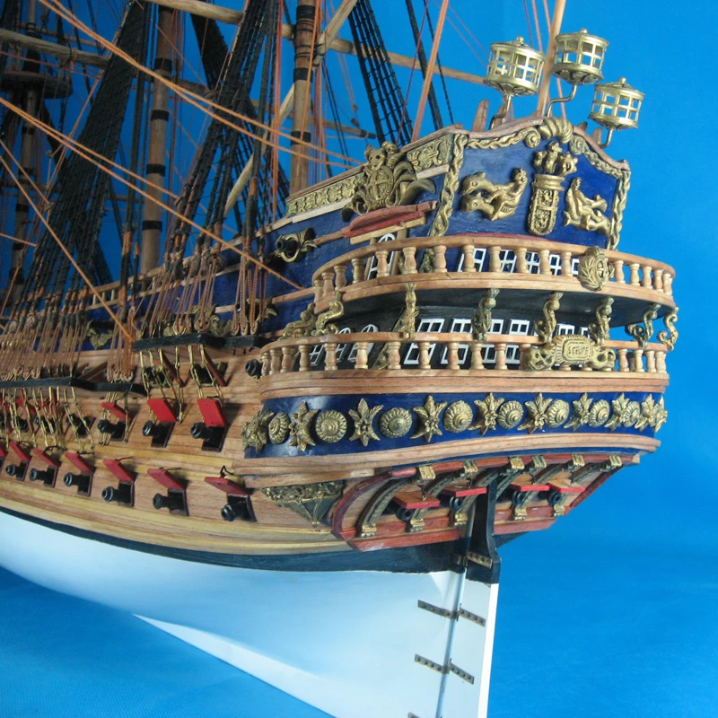 Комплект модели корабля для взрослых Diy Scale 1:50 3d лазерная резка деревянные