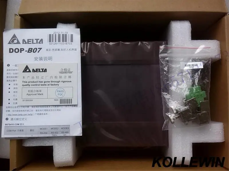 DOP B07S515 Delta новый оригинальный 7 &quotHMI 800*600 128 МБ DOPB07S515 Сенсорная панель 1 USB хост год