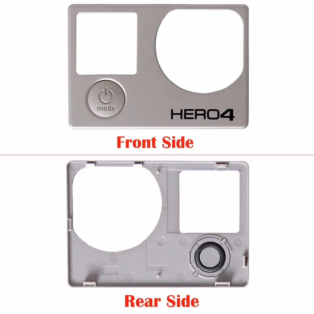 Комплект для ремонта крышки GoPro 4 в 1 черная/серебристая|kit for gopro|for gopro herokit kits |