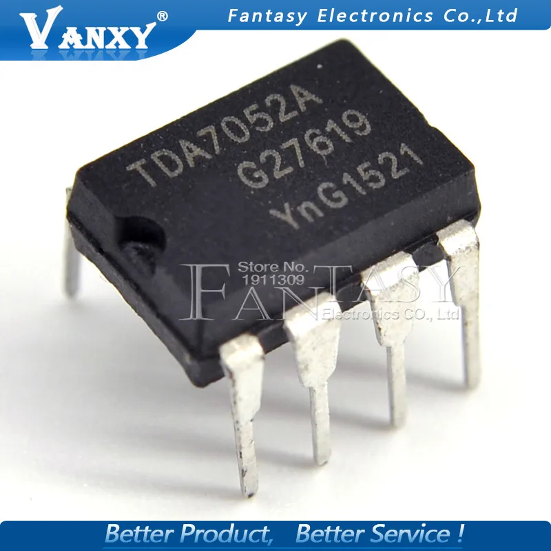 10 шт. TDA7052A DIP-8 TDA7052 DIP 7052A DIP8 | Электронные компоненты и принадлежности