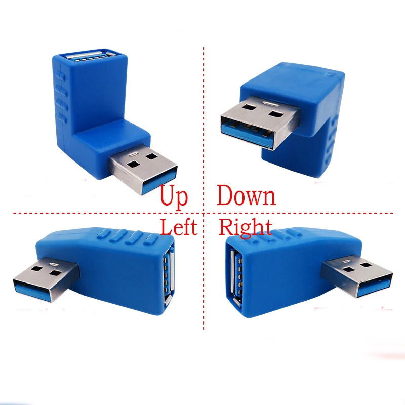 Под углом 90 градусов влево вправо вверх вниз USB 3 0 A стандартный разъем для