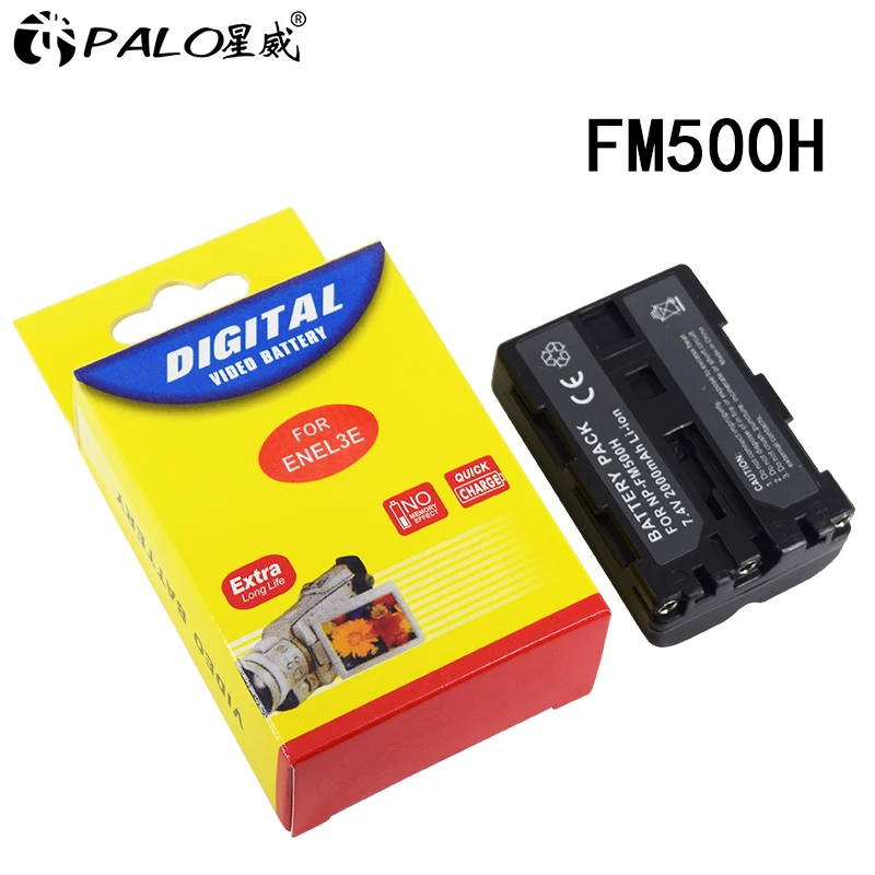 1 шт. литий ионный аккумулятор PALO 7 4 в 2000 мАч для камеры Sony A57 A58 A65 A77 A99 A550 A560
