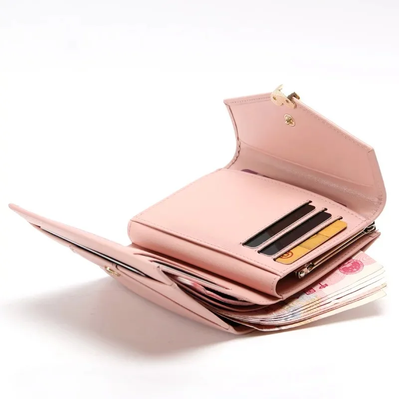 Женский кошелек роскошный бренд 2018 новейший Однотонный женский из спилка