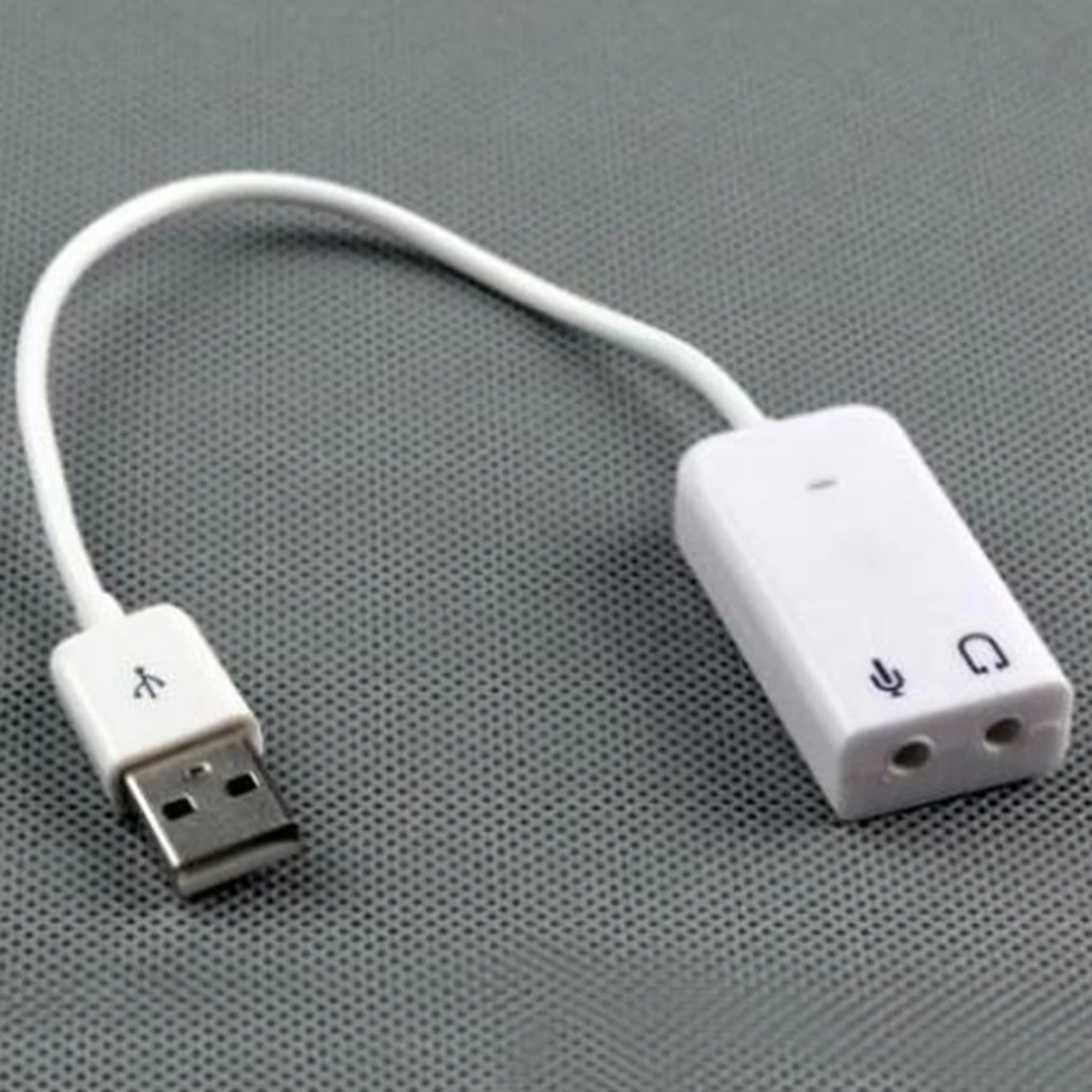 Etmakit Белый 3D 2 0 Виртуальный 7 1 канал внешний USB Аудио Звуковая карта адаптер