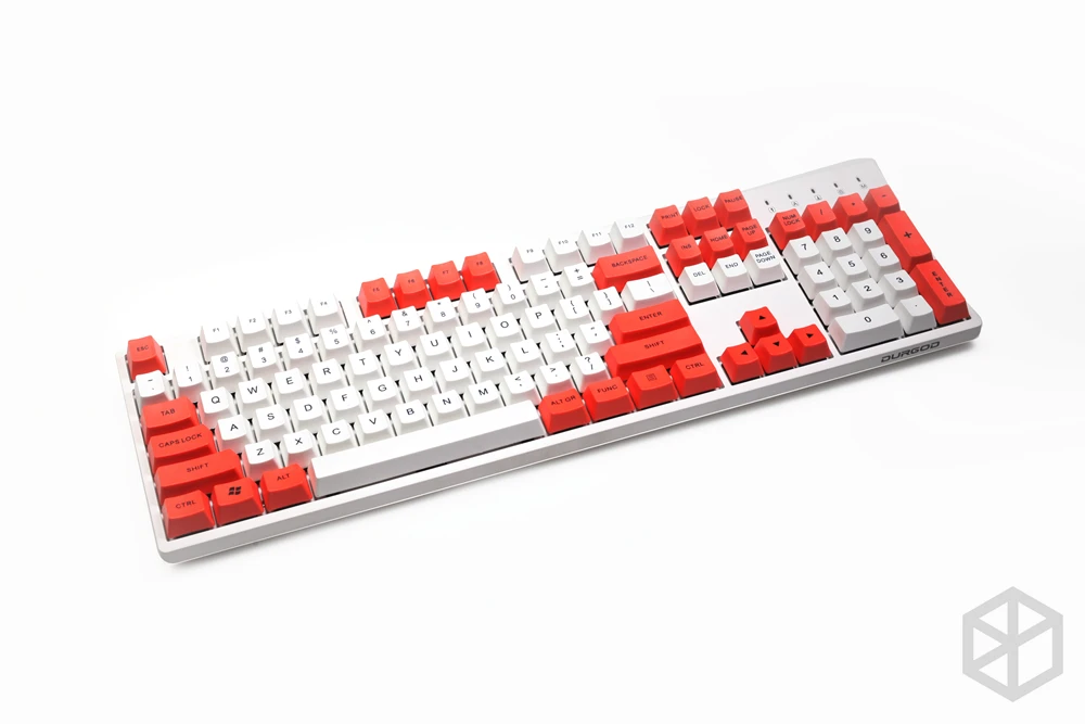 Белый и r colorway 104 oem профиль краситель Sub Keycap набор толстой PBT пластиковой