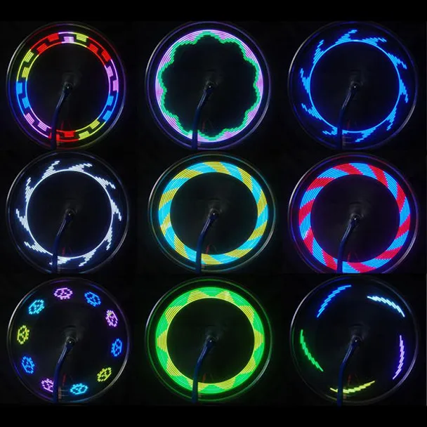 100% водонепроницаемая 14 светодиодная подсветка для мотоцикла велосипеда колеса