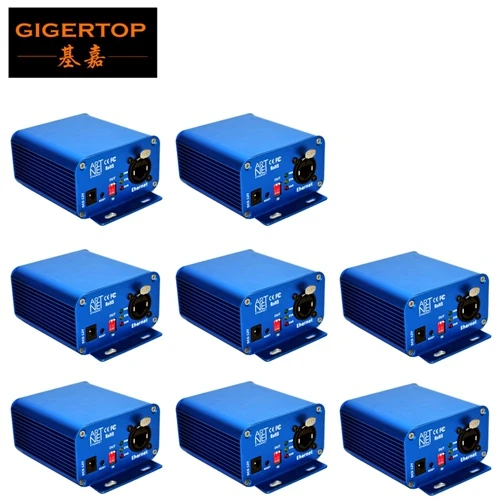 8 Gigertop двунаправленный Ethernet конвертер DMX EL ArtNet1024 контроллер 3pin/5pin розетка выход Lan Earthnet/DMX Artnet консоль - Цвет: 8