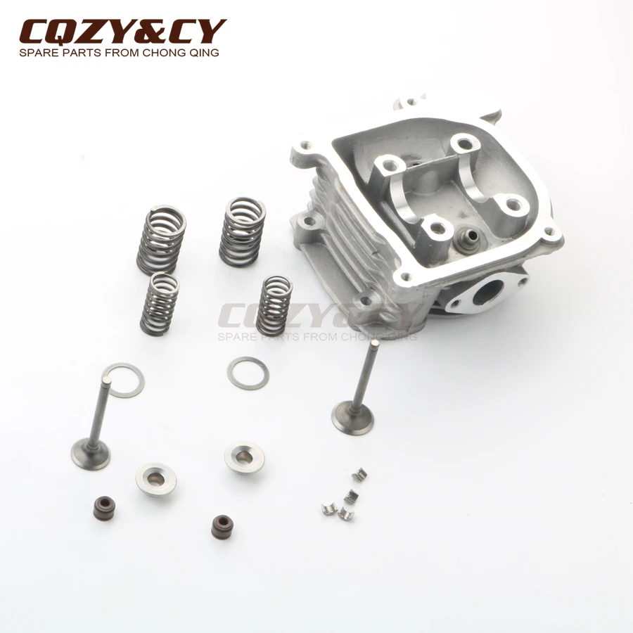 Скутер 105cc NON-EGR УФ-фильтр 52 мм с большой диаметр головки цилиндров комплект и 20*23 мм клапан комплект для Китай GY6 50cc 105cc 139QMB 139QMA 4-х тактный