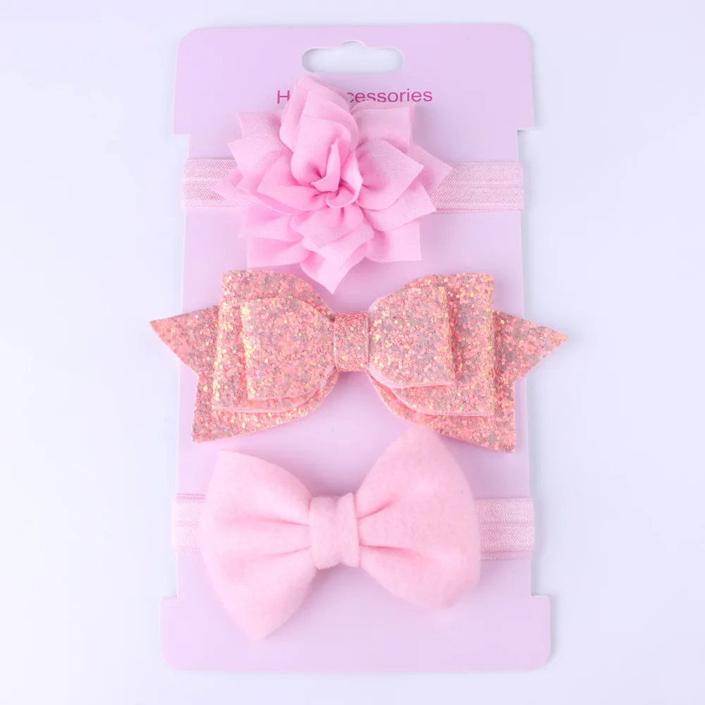 accessoriesheadwear 3 шт./компл. Симпатичные носки для маленьких девочек повязка на голову с бантом для новорожденных эластичный повязка для волос с реквизит для фотосессии, опт, подарок