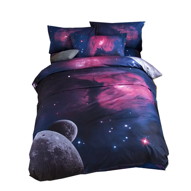 Комплекты постельного белья 3d Galaxy 2 шт./3 шт./4 шт. постельное белье набор