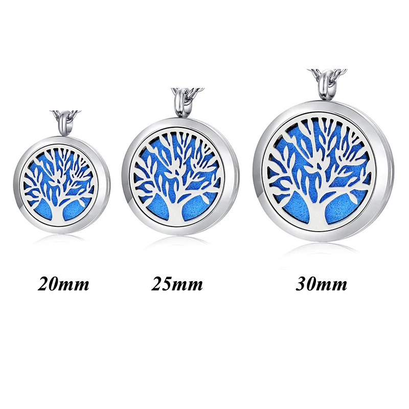 Колье с рассеивателем эфирного масла магнитной застежкой|oil diffuser necklace|tree of life locketessential oil necklace |