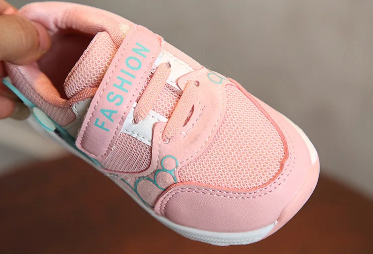 Mumoresip Fashion Children Running Sports Shoes For Boys Girls Toddlers Kids Sneakers Air Mesh Candy Color Cute Functional | Детская