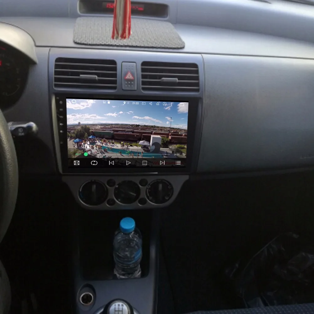 Автомобильный мультимедийный Системы Android 9,0 один Din Android стерео для Suzuki Swift 2005 2006 2007 2008 2009 2010 встроенный gps 1024*600