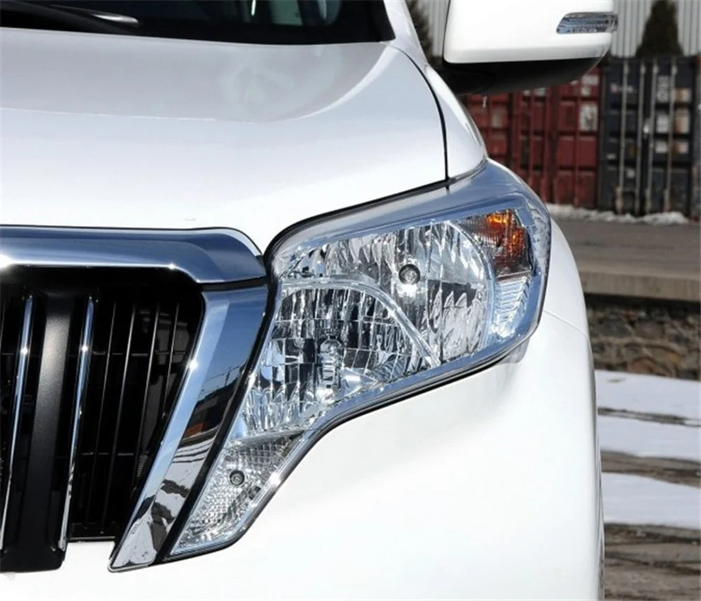 Для Toyota Prado прозрачные фары автомобиля прозрачные линзы передний автомобильный брелок крышка