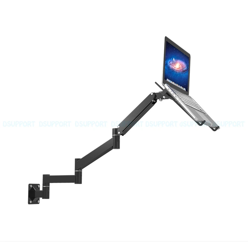 

Tilt Foldable Wall Mount 17-27 inch Laptop Holder Ultra Long mechanical spring Arm Laptop Cooler Retractable Notebook Mount