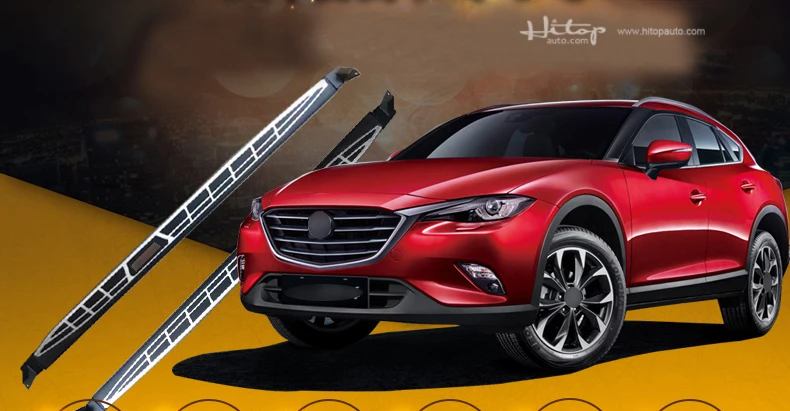 Популярная боковая подножка nerf для Mazda CX 4 модная внешняя форма очень популярна в