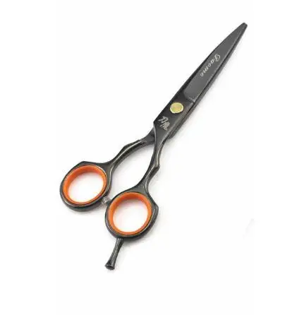 black cutting 5,5 дюймовые Парикмахерские ножницы для домашних животных, филировочные ножницы для стрижки собак и кошек, парикмахерские стильные профессиональные разноцветные ножницы - Цвет: black cutting