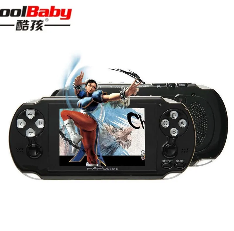 Новинка 16 Гб PAP II plus 4," Портативный игровой плеер 64 бит PAP Gameta PMP psp встроенный 3000 MP4 MP5 видео игровые консоли