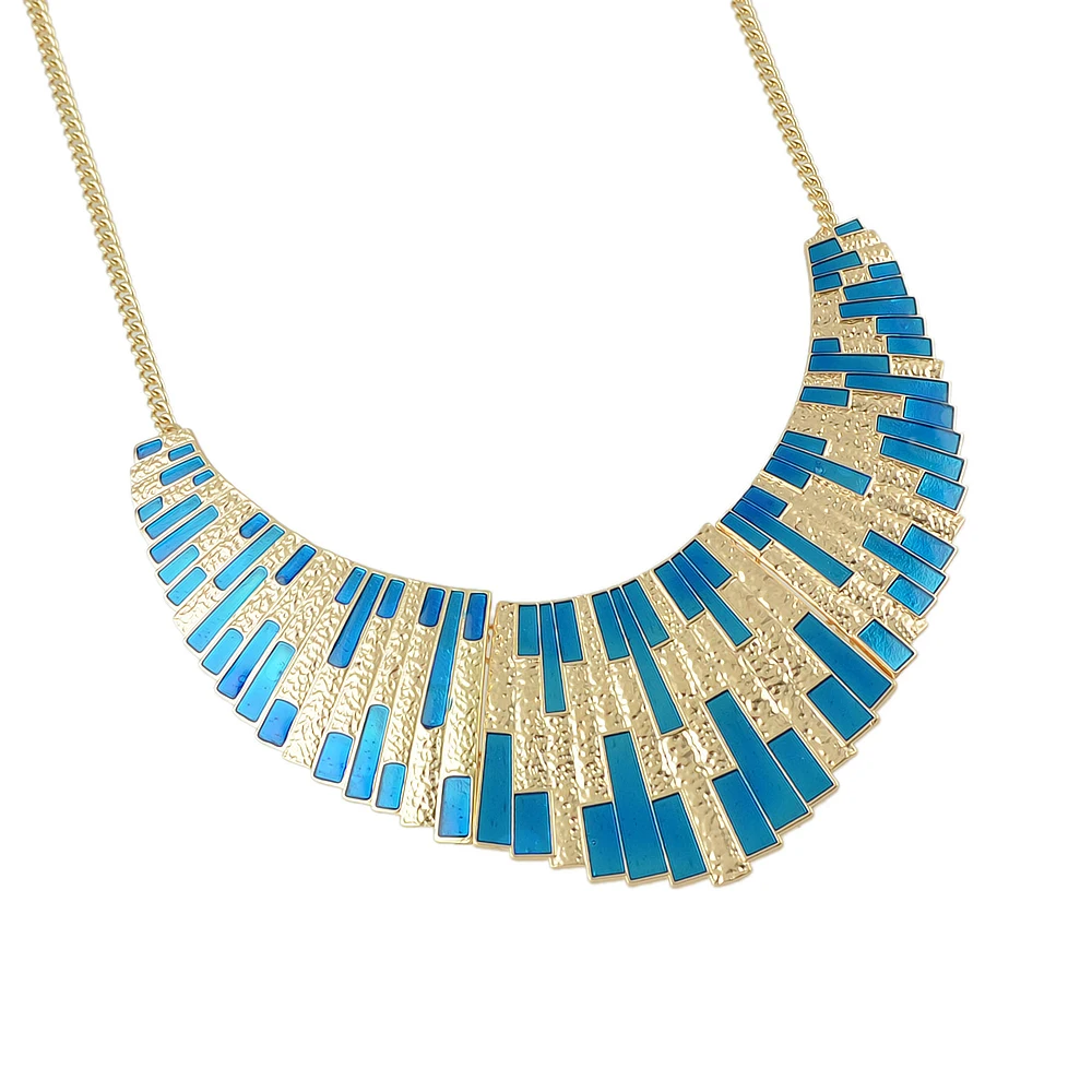 Себе Chocker Цепочки и ожерелья цвет: черный синий Цвет эмаль стимпанк