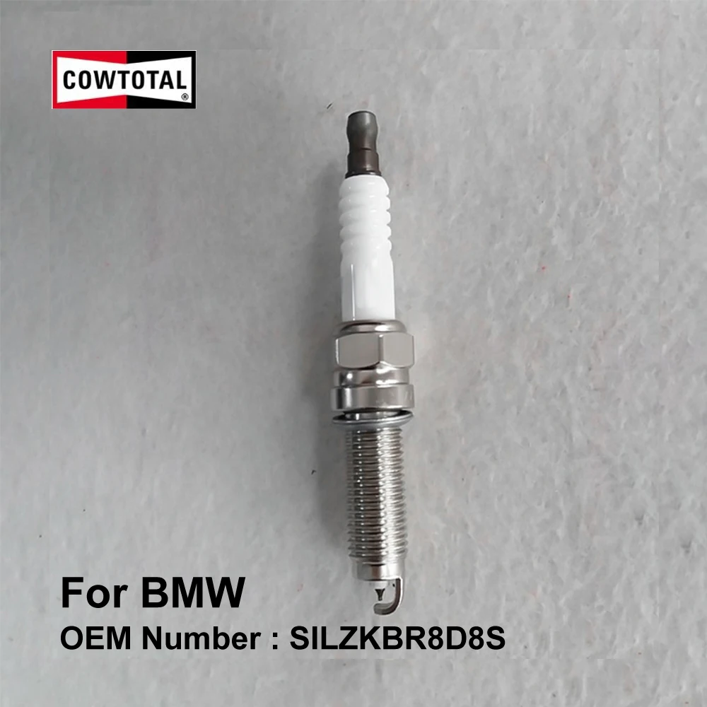 COWTOTAL Иридиум Свеча зажигания для BMW 1 серии 3 5 X1 X5 OE SILZKBR8D8S (набор из 4)|Свечи и