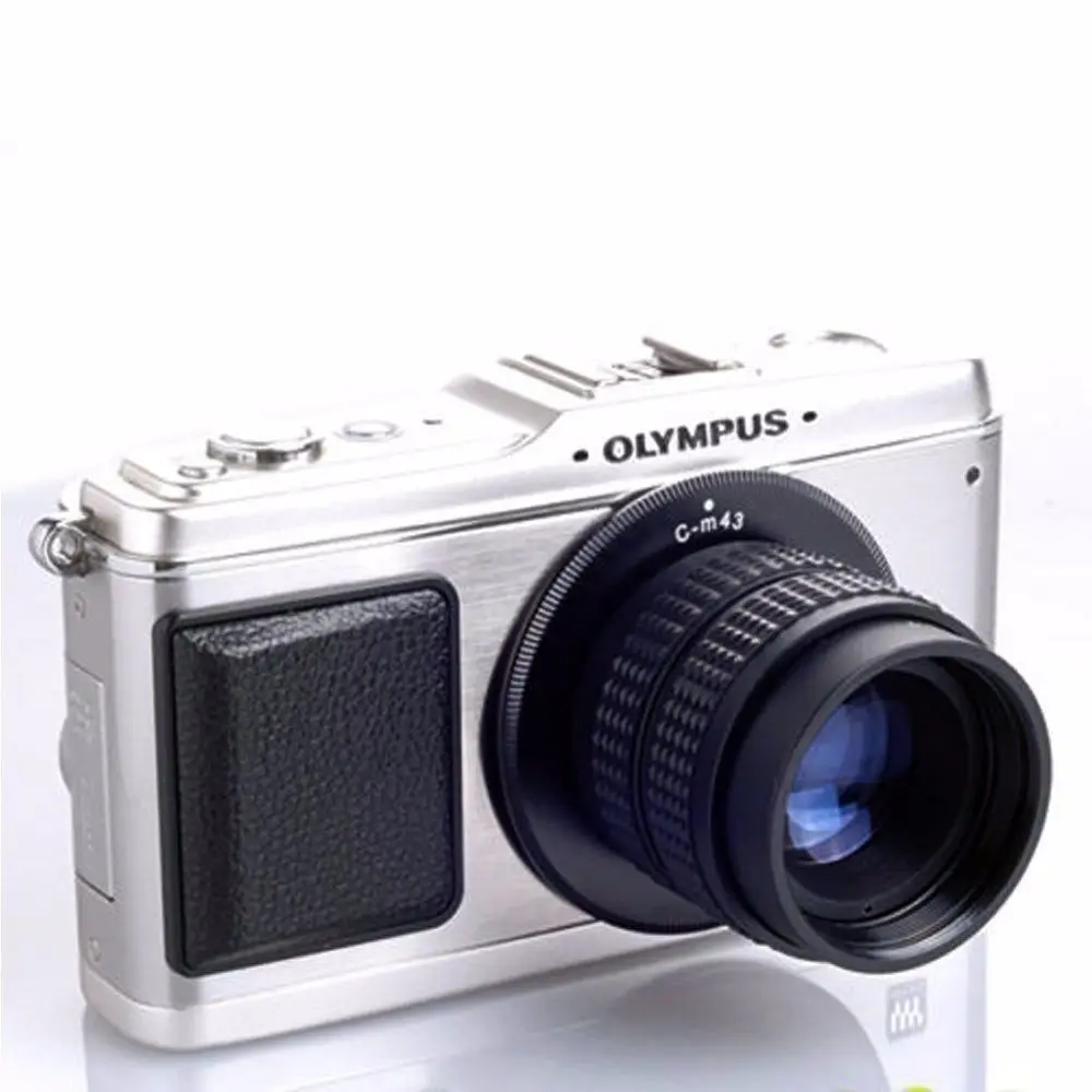 Объектив 50 мм F1.4 CCTV TV + Крепление C макрокольцо для Panasonic Micro 4/3 m4/3 G7 G6 G5 G10 G3 GX7 GM5 GH3 GH2