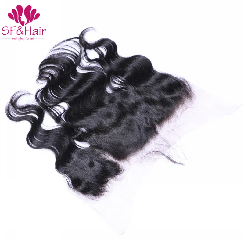 Top Sale Brazilian Body Wave Pre Plucked Lace Frontal 8A Baby Hair Back Closure Bleached Konts |