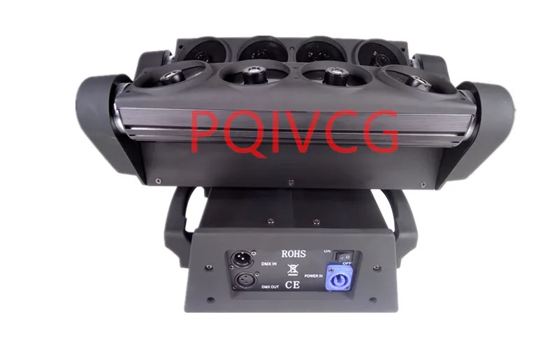 2 шт./RGB светодиодные прожекторы паук движущиеся лазерные огни dmx512 управление AC110
