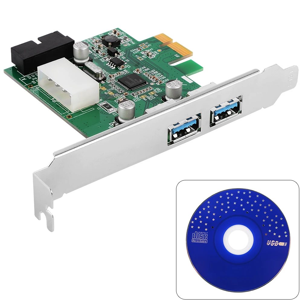 3 Порты и разъёмы pci-e PCI Express 2.0 в концентратор USB 3.0 PC Card адаптер 5.0 Гбит 19pin добавить