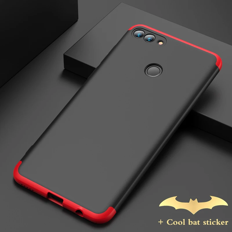 GKK чехол 3 в 1 для Huawei Y9 2018 360 полная защита тела матовый удобный на ощупь huaweiy9
