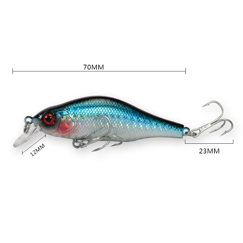 Рыболовная приманка Walk Fish длина 7 см вес 8 г цвет в ассортименте | Спорт и