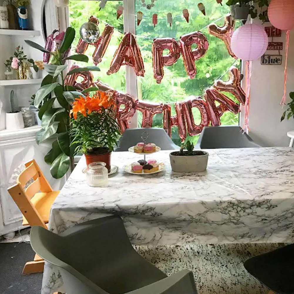 Воздушные шары 16 дюймов в виде букв Happy Birthday воздушные из фольги цвета розового