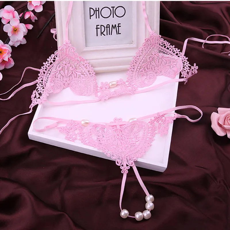 Женское нижнее белье с пуш апом кружевной бюстгальтер без косточек прозрачный