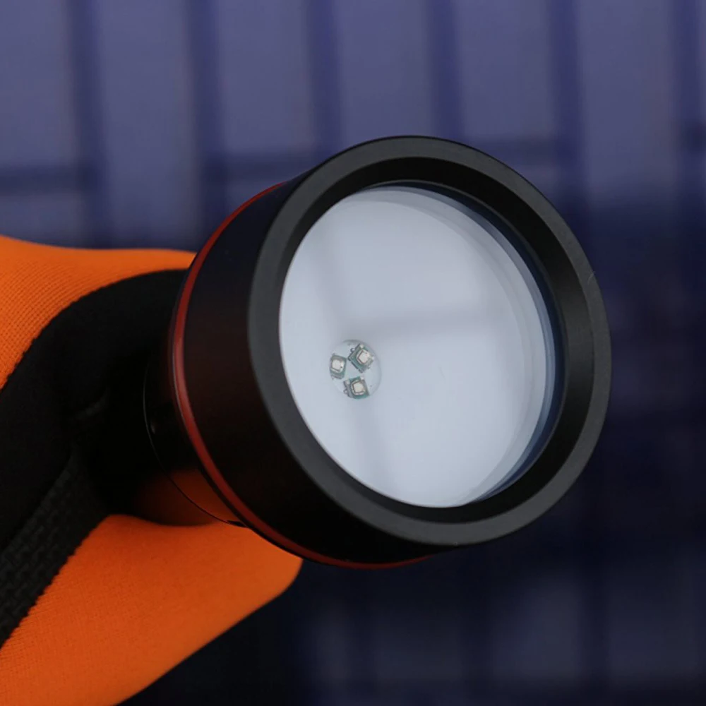 Fluo ночные огни для дайвинга коралловый Королевский черный Дайвинг видео фонарь 3