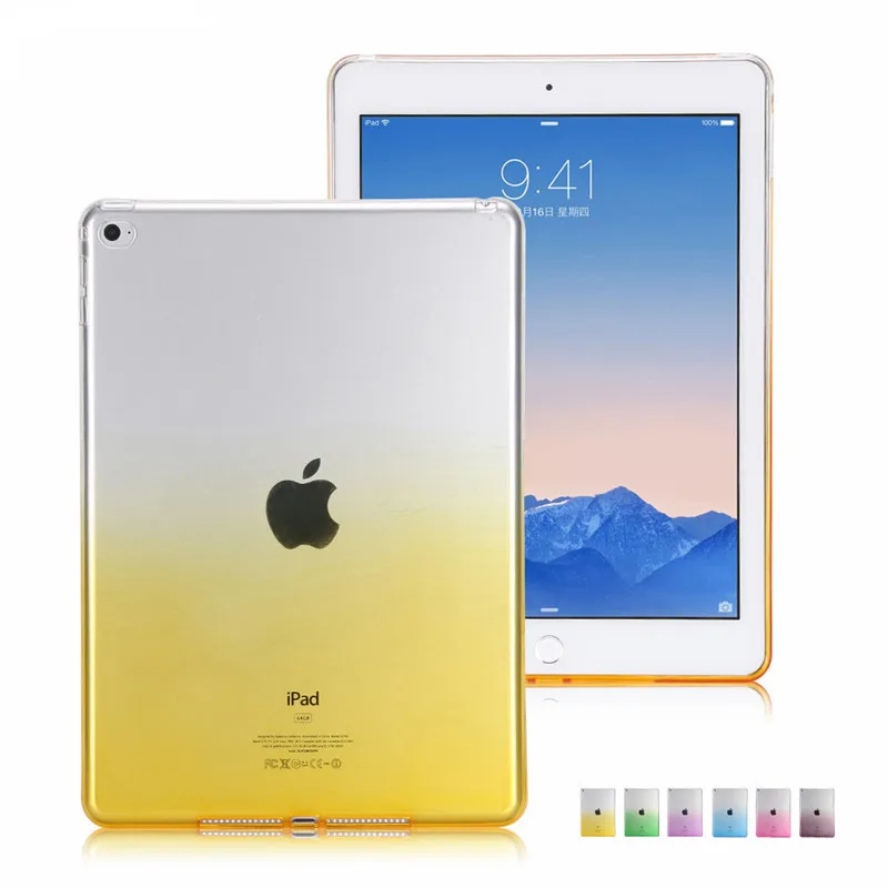 Чехол для IPad Air 1/Air 2 (Ipad 5 6) новый мягкий прозрачный Ультратонкий чехол из ТПУ с