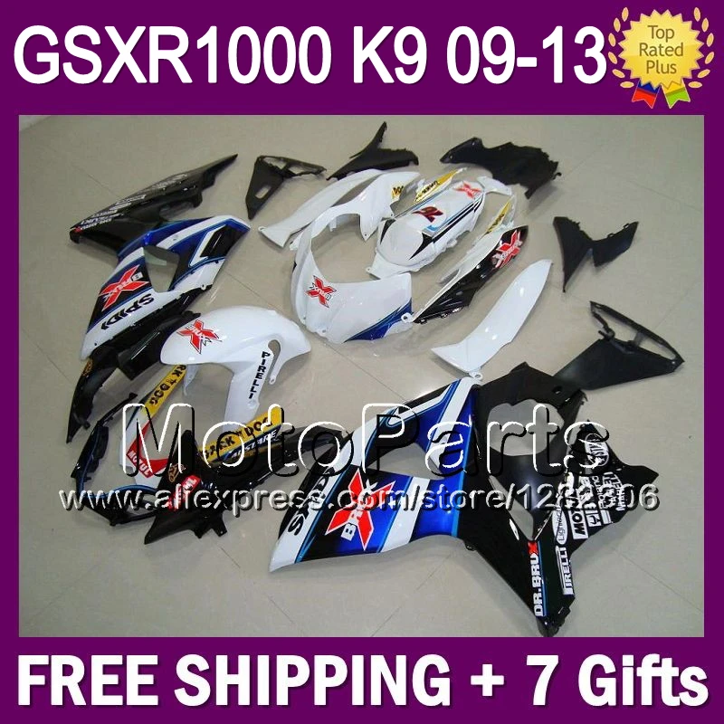 7 подарок Для SUZUKI GSXR1000 GSXR 1000 09 10 11 12 13 90T30 K9 синий черный GSX R R1000 2009 2010 2011 2012 2013