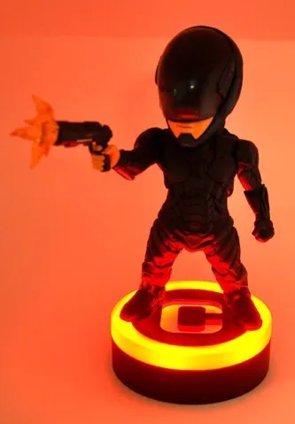 Милый аниме 1987 2014 ROBOCOP 2 стиль светодиодный светильник 20 см ПВХ фигурка куклы