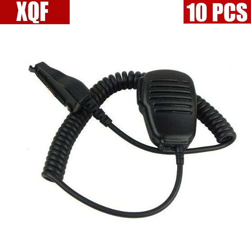 

XQF 10PCS Speaker Mic for KENWOOD TK-180 TK-2180 TK-3180 TK-5210 TK-5310 NX-200 Radio
